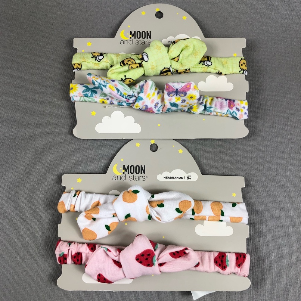 New Moon and Stars Headbands Sets Bundles